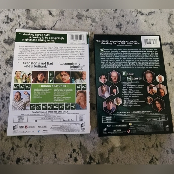 Breaking Bad DVDs - Seasons 1 - 6 - Picture 3 of 7